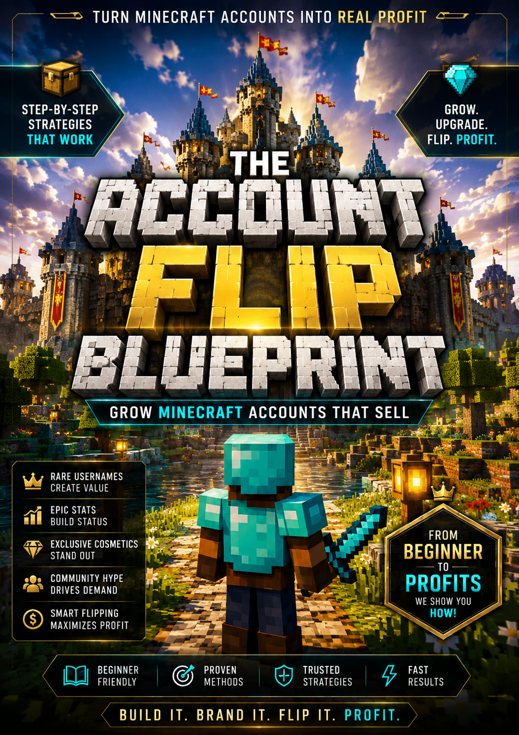 Flip Your Minecraft Account Into Real Life Cash