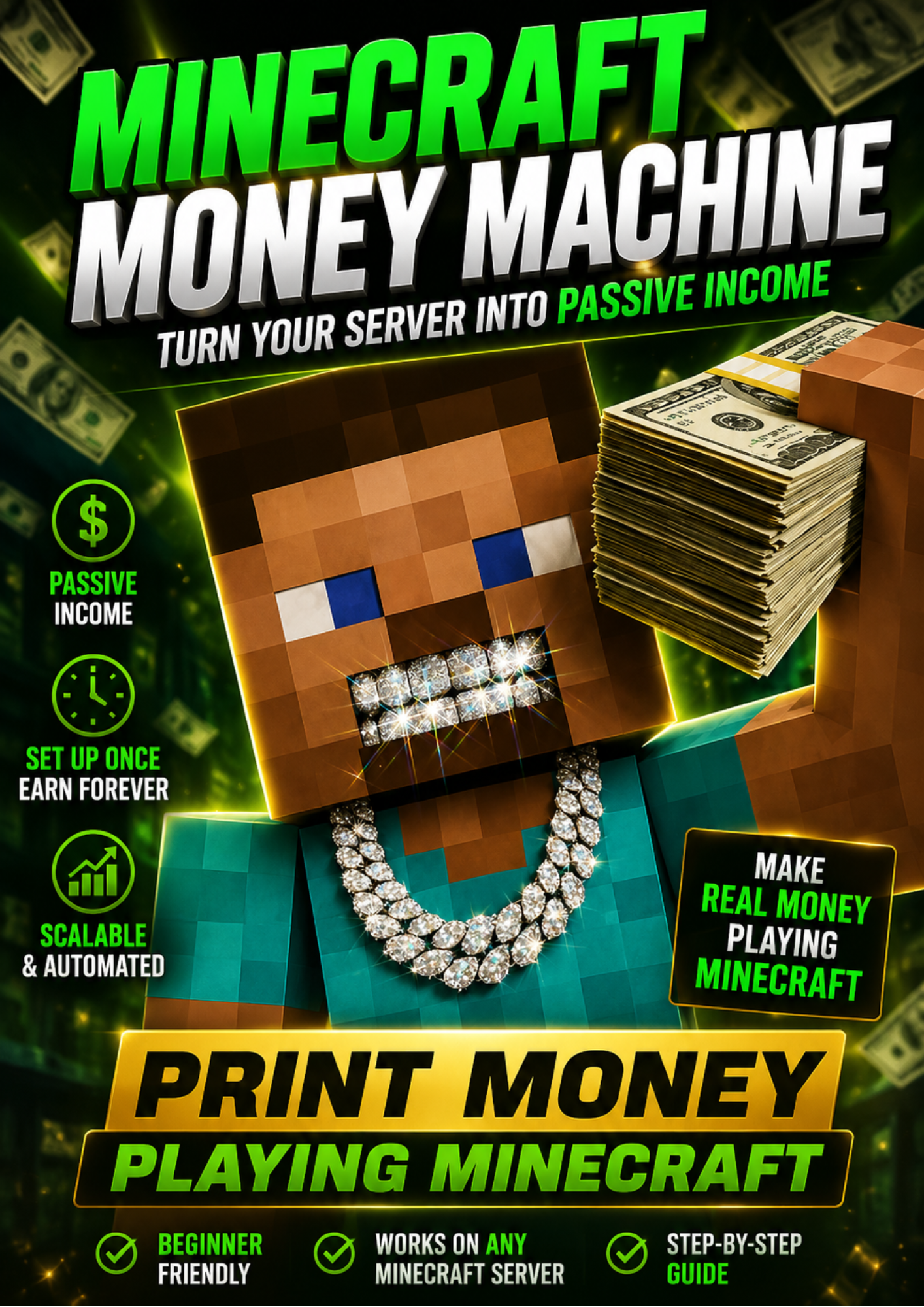 Turn Your Minecraft Server Into Passive Income.